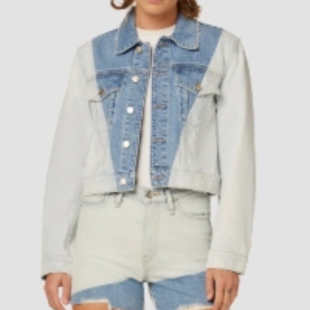 Hudson Jeans Gia Classic Trucker Denim Jacket - Picture 5 of 7